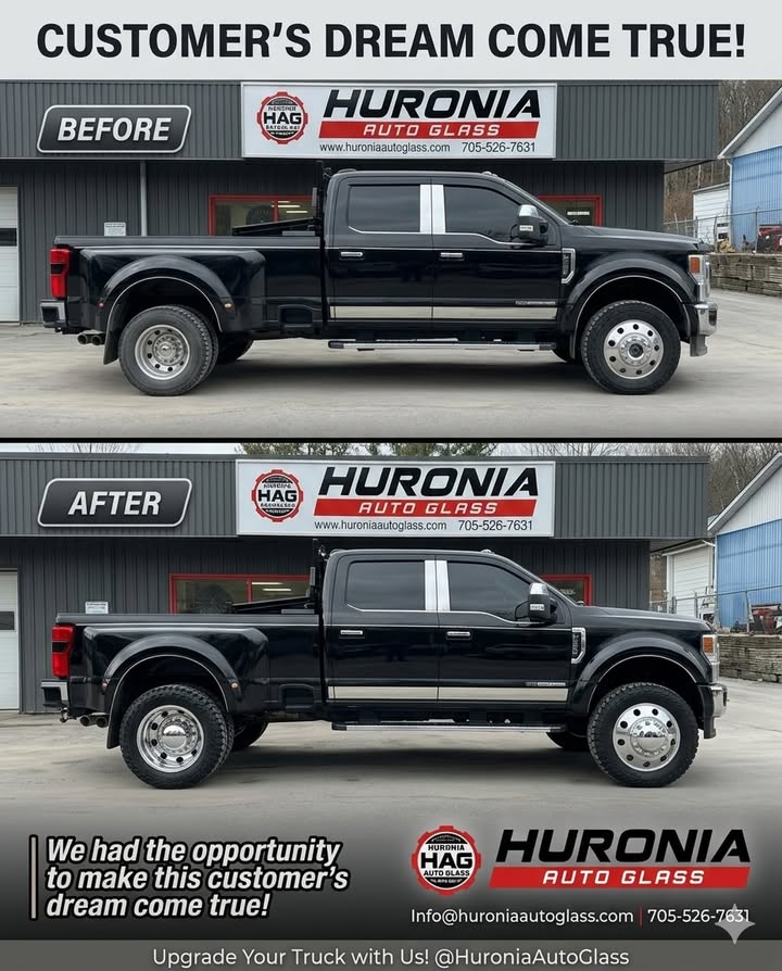 Recent work from the Huronia Auto Glass Instagram feed